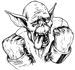 Bedlum Orc Illustration