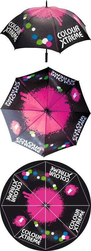 Lee Stafford Colour Xtreme Umbrella Design