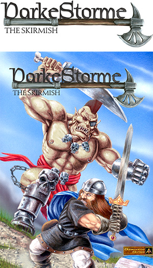 Darkestorme logo and cover