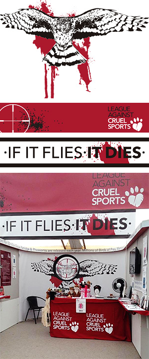League Against Cruel Sports exhibition stand