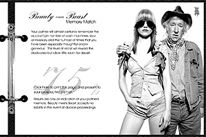 Beauty meets Beast Collection flash application