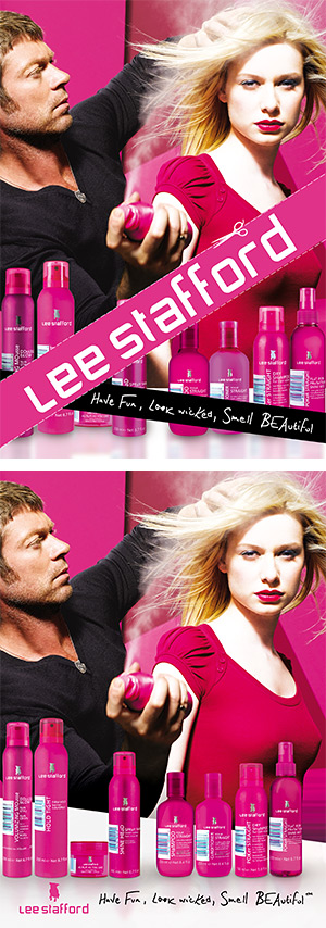 Lee Stafford Hungary full-page advertisement