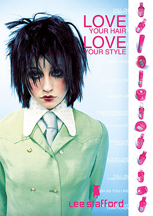 Lee Stafford Australia A4 Advert