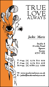 True Love Always Business Card